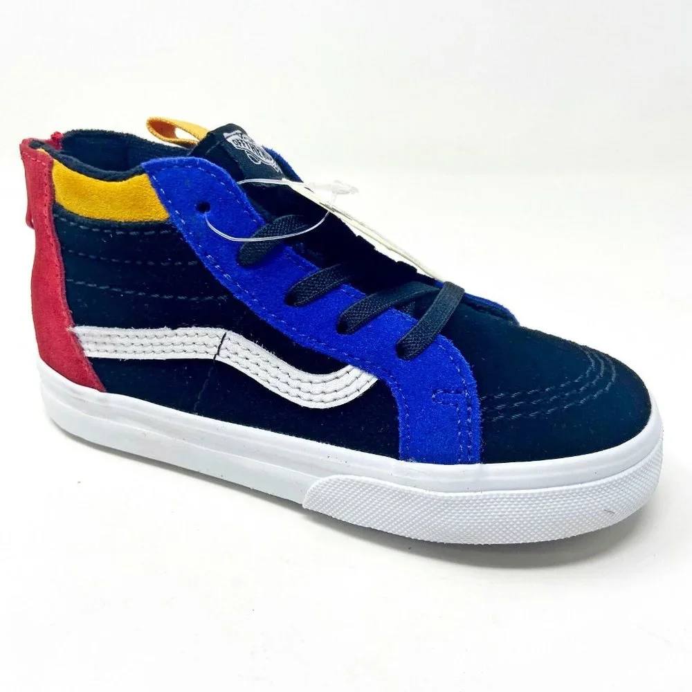 Vans Sk8 Hi Zip MTE Black Surf The Web Baby Toddler Sneakers - Picture 2 of 5